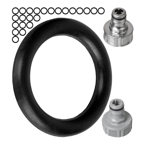 Ersatz O-Ringe Set 25 Stück für G 1/2 Zoll Garten Stecksysteme kompatibel mit Gardena 21 mm Hahnverbinder 18240-20 18220-20 15273 aus Gummi Ø 16 x 11 mm Ersatzteil Dichtring für 5303-20