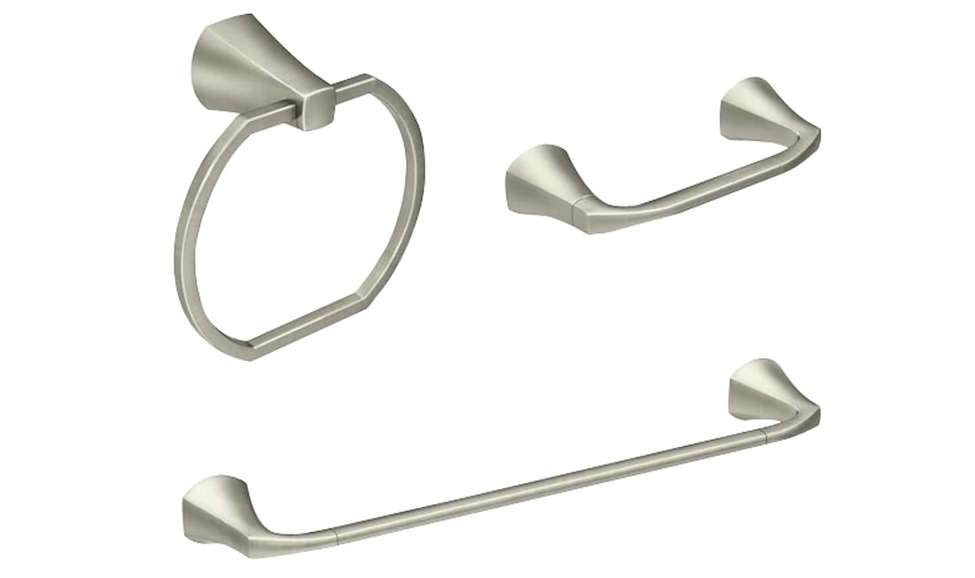 Kit de accesorios de baño de 3 piezas para eliminar el desorden en pared