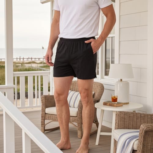 Image of AIMPACT Men's 4 inch Inseam Sleep & Lounge Pajama Shorts with Pockets