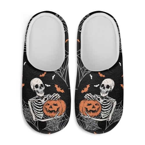 Comfy Slippers for Women Warm Bedroom Slippers Men Non Slip House Shoes Halloween Gifts2