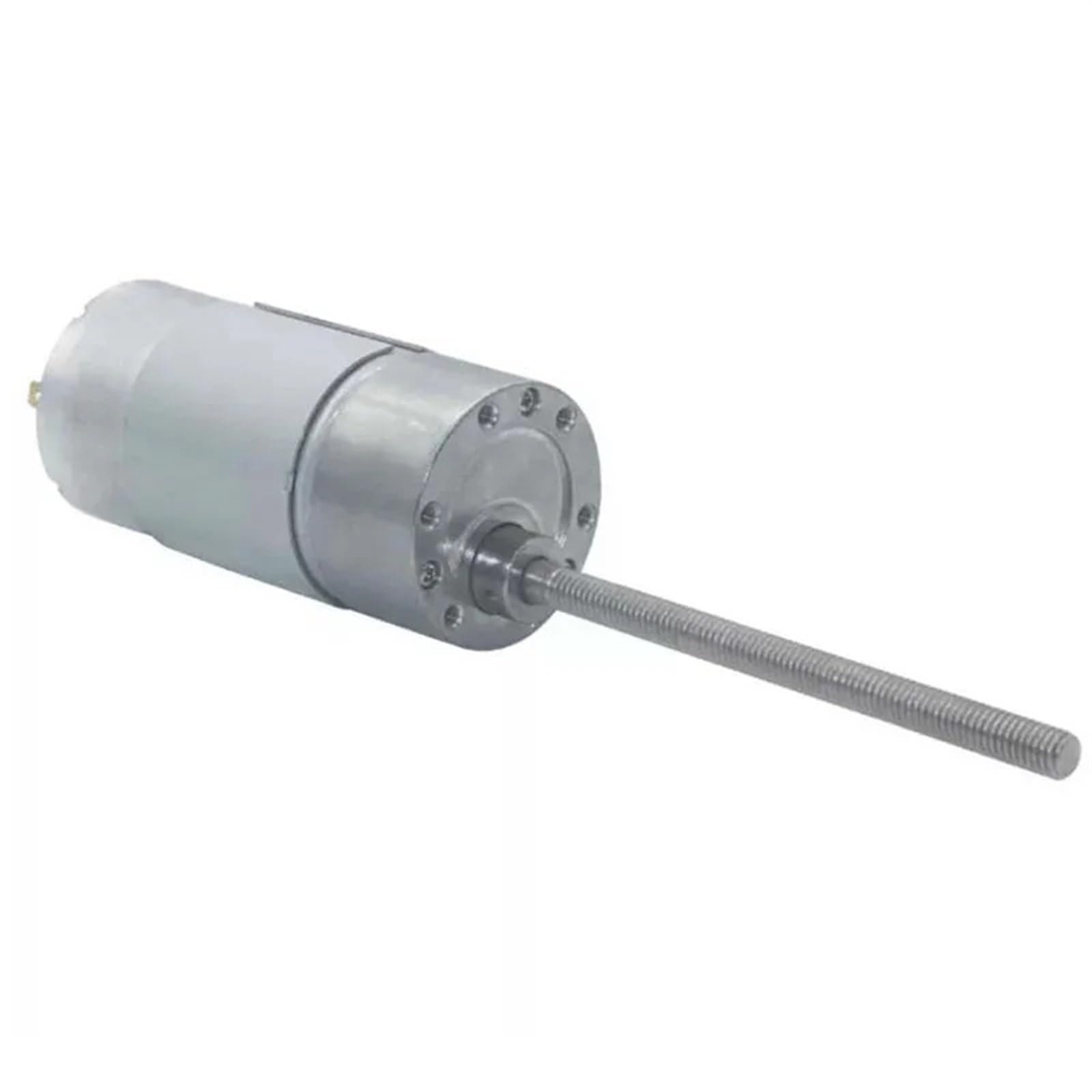 37GB 555 Getriebemotor DC 12V 24V Hohes Drehmoment Reversibler elektrischer Metall-M6-Wellen-Untersetzungsmotor Hohe Leistung(12V Only Motor,600 RPM)