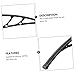 Cabilock 2pcs Curved Awning Support Bracket for Outdoor Balcony Holder to Install for Sunshade and Rain Cover Applications