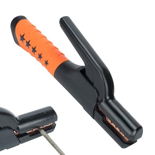 Alicates De Soldadura 1000A - Portaelectrodos Forjado Engrosado De Cobre Puro Estilo Europeo | Abrazadera De Soldadura Resistente Al Calor A Prueba De Caídas Con Mango Aislado | Sujeción Multiángulo P