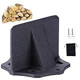 WSNDM Piccolo Cuneo Splitter Legno, 10*7cm Piccolo Spaccalegna Manuale Nero, Portatile Per Legna Da Ardere Spaccalegna Da Ardere, Utensili Per Tagliare Legno, Spaccalegna Per Legna Da Ardere