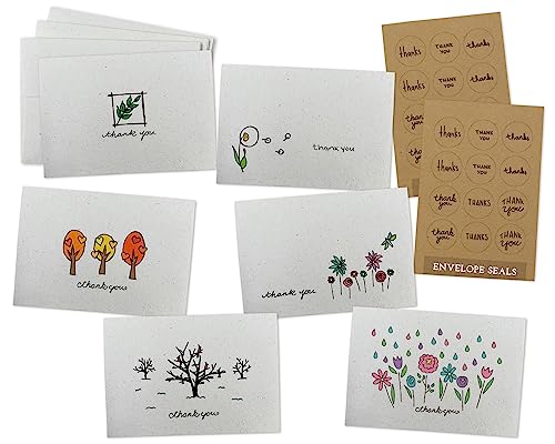Sugartown Greetings Nature Thank You Cards (24 Pack)