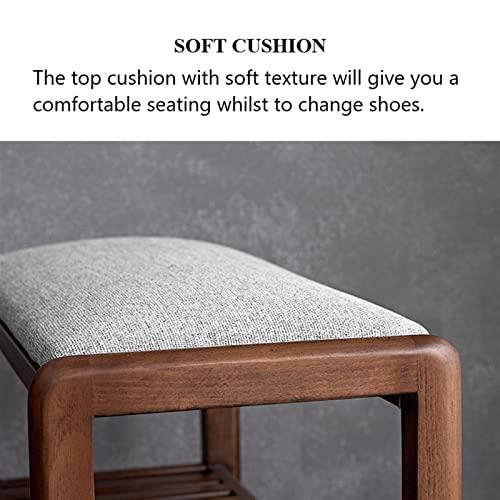 Meuble à chaussures compact en bois marron pour optimiser les petits espaces - 5