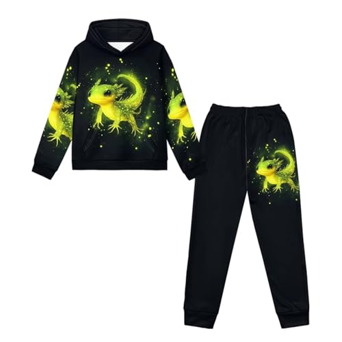 Girls 2 Piece Lounge Set Cute Casual Pullover Hoodie and Jogging Sweatpant 5-12 Y2