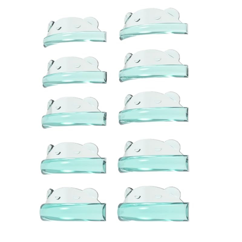 Blackwings 5 Pairs Eyelash Perm Silicone Pads,Bear Design Style,Thickened Heat-Resistant Curling Pads for Lash Lift, Salon-Grade Tools with Size Guide Chart, Hypoallergenic Reusable Accessories