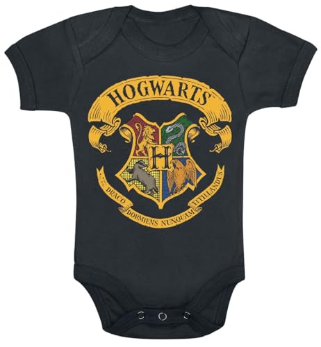 Harry Potter Kids - Hogwart's Crest Unisex Body schwarz 74/80