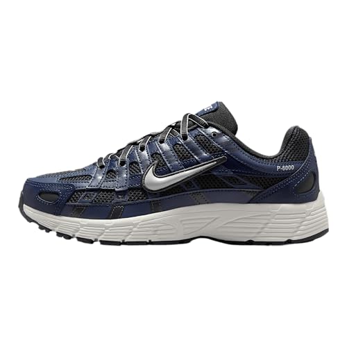 Nike P-6000 Big Kids' Shoes (HV5064-400, Thunder Blue/Anthracite/Sail/Vast Grey)
