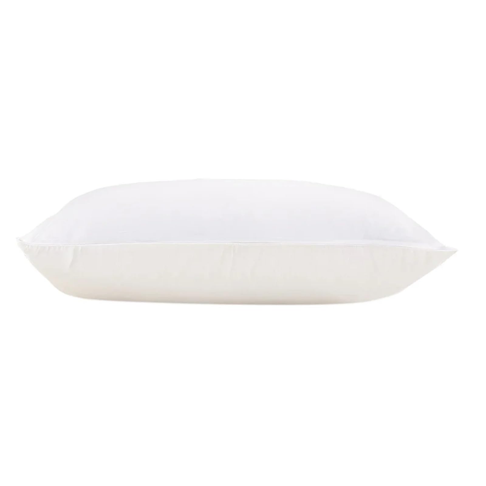 Silk Pillowcase Silk Pillowcase with Cotton for Hair 100 Pure Luxury Hidden Zipper Hypoallergenic(White,40x60cm)