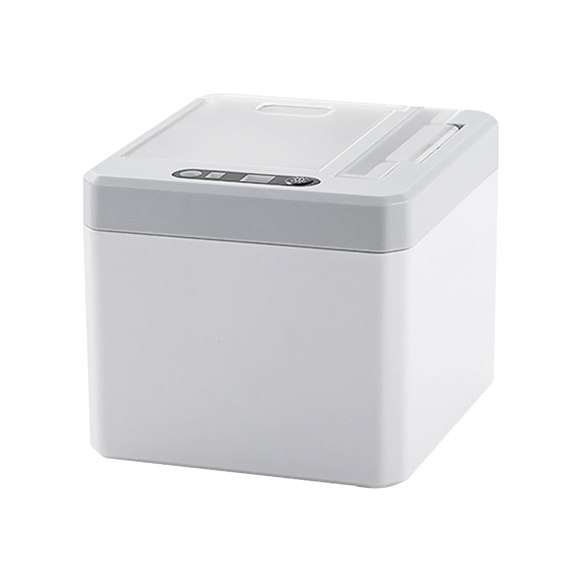 Unomor 1pc Box Smart Toothpick Holder Tooth Picks Intelligent Toothpick Case Cotton Swabs Holder Toothpick Jar Automatic Toothpick Vintage Toothpick Case Grey Electronic Components