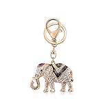 🔥Cute elephant keyring, convenient to carry, add some glitter to your handbag, backpacks, car keys.