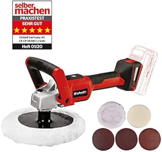Einhell Akku-Polier- / Schleifmaschine CE-CP 18/180 Li E-Solo Power X-Change (Lithium-Ionen, bürstenloser Elektro-Motor, elektr. Drehzahlregulierung, ohne Akku und Ladegerät)
