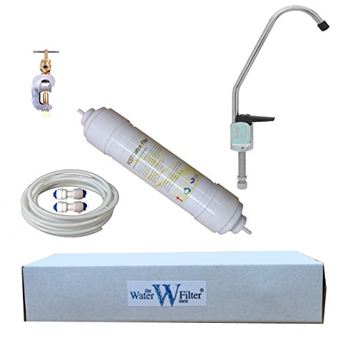 Nature's Water NW14 bajo Mesa Sistema de Filtro de Agua, con aktivkohlehaltiger Jumbo Filtro de Tinta, rápida eigenmontage