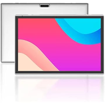 ATOZEE Tablet Android de 10 polegadas, tablet de 10 polegadas, computador tablet de 10 polegadas com 32 GB de ROM, 2 GB de RAM, suporta expansão de 1 TB 2 MP + câmera 8 MP, WiFi BT tela HD de 10,1