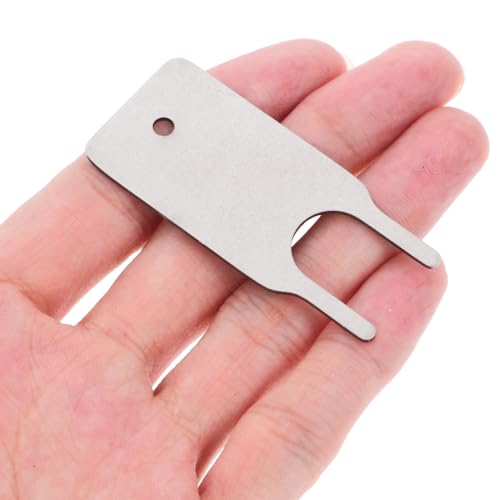 JECOMPRIS Toilettenpapier SchlüSsel Aus Metall FüR Handtuchspender ErsatzschlüSsel Kompakte GrößE 5.5X2.5X0.2Cm Praktisch FüR BüRo Zuhause Und Hotel