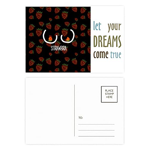Cartes de remerciement Dream Come True pour mariage et baptême | Lot de 20