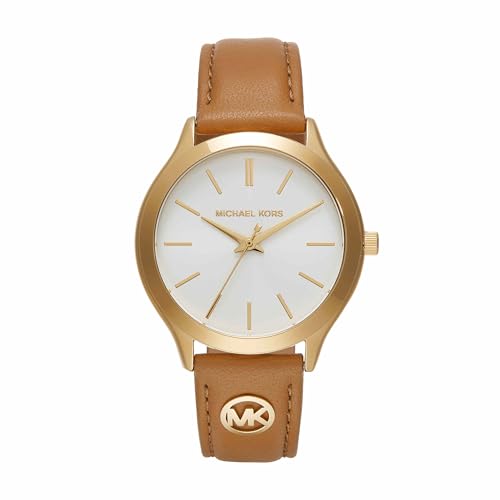 Image of Michael Kors Slim Runway Brown Watch MK7465