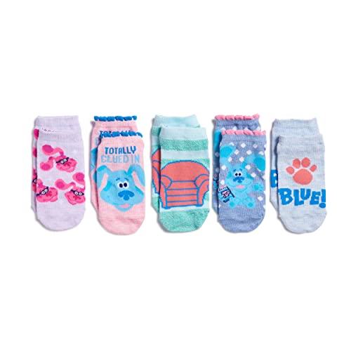 Nickelodeon Girls' Blues Clues & You 5 Pack Shorty Socks