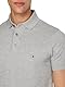 Tommy Hilfiger Herren Poloshirt Kurzarm 1985 Slim Fit, Grau (Light Grey Heather), L