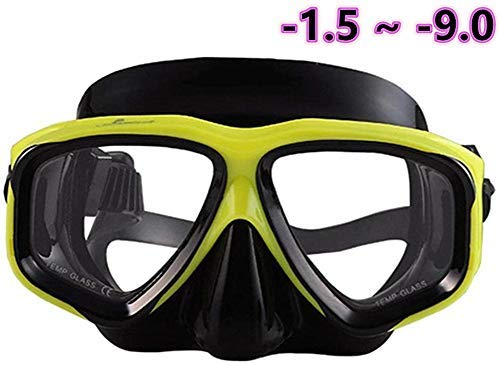 Máscara de buceo para adultos y niños con miopía