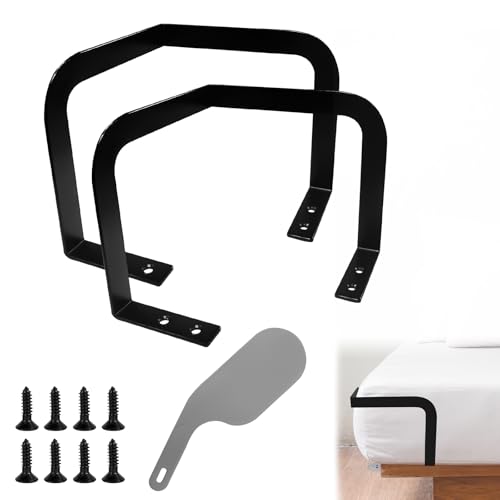 Sujeta Sabanas Bajeras, CuñA Unir Colchones, 2 Piezas Sujeta Nordico, Sujeta Colchones para Camas Macizas, Somieres, Tatamis, Sujeta Sabanas Bajeras con Herramienta de Cambio de SáBanas Ayuda