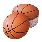 200stk Sportball-Ausschnitte, Papier-Sportmotiv-Dekorationen für Pinnwände Geburtstags- und Spieltage Klassenzimmer-Wanddekoration (Basketball)