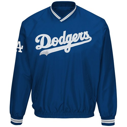 dodgers v neck pullover jacket