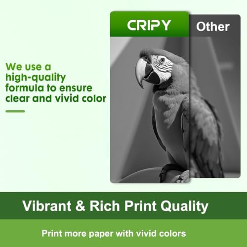 CRIPY 63XL Ink Cartridge Black for HP 63 HP63XL, 1 Black — 사진 6