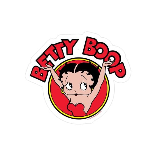 Amazon.com - CafePress Betty Boop Icon Small Die Cut Sticker, 3