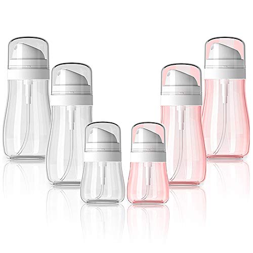 Empty Fine Mist Spray Bottle, 6 Pack,Iteryn Refillable Travel Spray Bottle for Skincare
