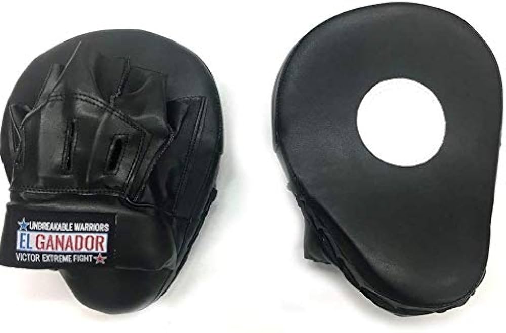 EL GANADOR FOCUS MITTS BLACK ボクシングミット