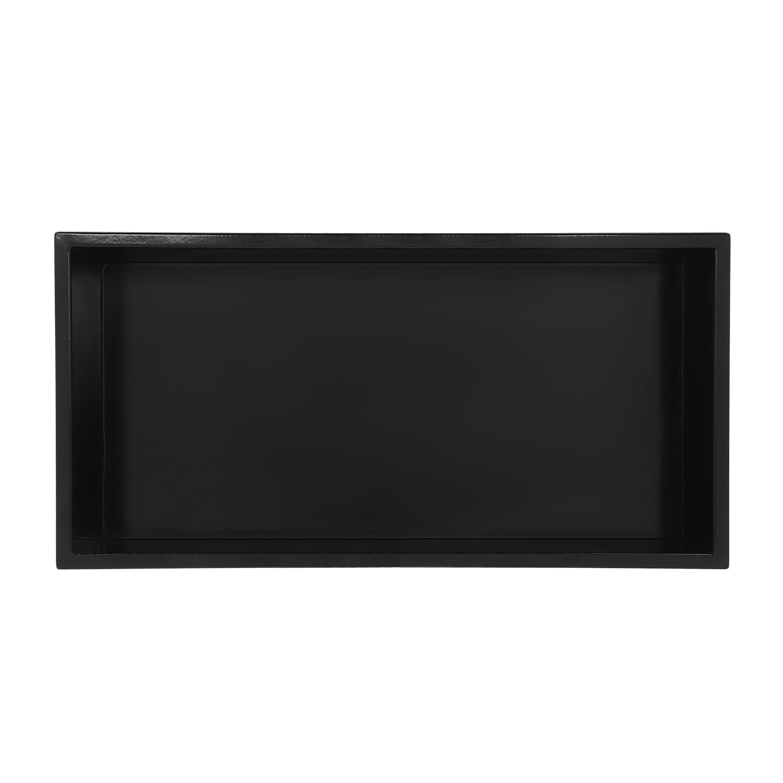 HOTIS 24" X 12" Stainless Steel Shower Niche, Matte Black No Tile