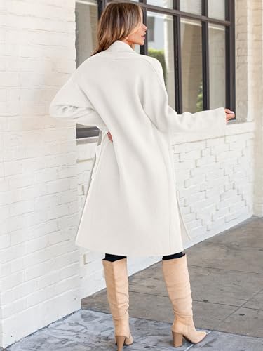 Image of ANRABESS Women's Cardigan Long Sweater Oversized Open Front Knit Coatigan Duster Coat 2026 Trendy Fall Outfits Outerwear