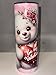 Valentine Bear Tumbler - Cute and Durable Handmade Tumbler with Roses and Hearts for Your Valentine