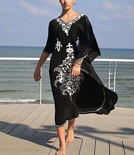 Shesuseke Abito Da Spiaggia Da Donna, Taglie Forti, Con Stampa Irregolare, Con Copertina