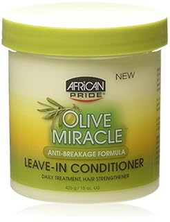African Pride Olive Miracle Leave-in Conditioner, 15 Ounce