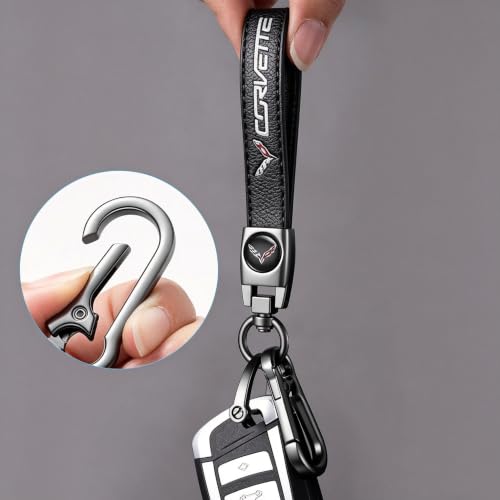 Image of Car Keychain Key Ring Accessories black