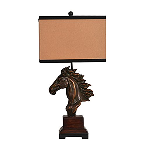Running Free Horse Motif Table Lamp 31.5 Inches Tall