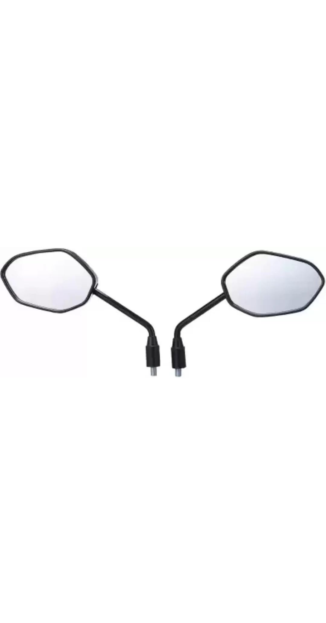 Buysasta Bike Side View Glass Rear View Mirror Compatible For - Hero Passion Plus (LEFT - Right) - 1 Pair-image-17