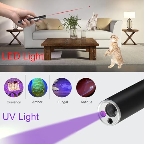 NXPUXP Jouet Interactif pour Chat,Jouet pour Chat Amusant Multifonctionnel pour Chiens et Chats,Jouet 3 en 1 Outil D'entraînement – Image 5