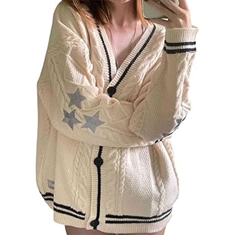 Loalirando Schöne Damen V-Ausschnitt Strickjacke Cover