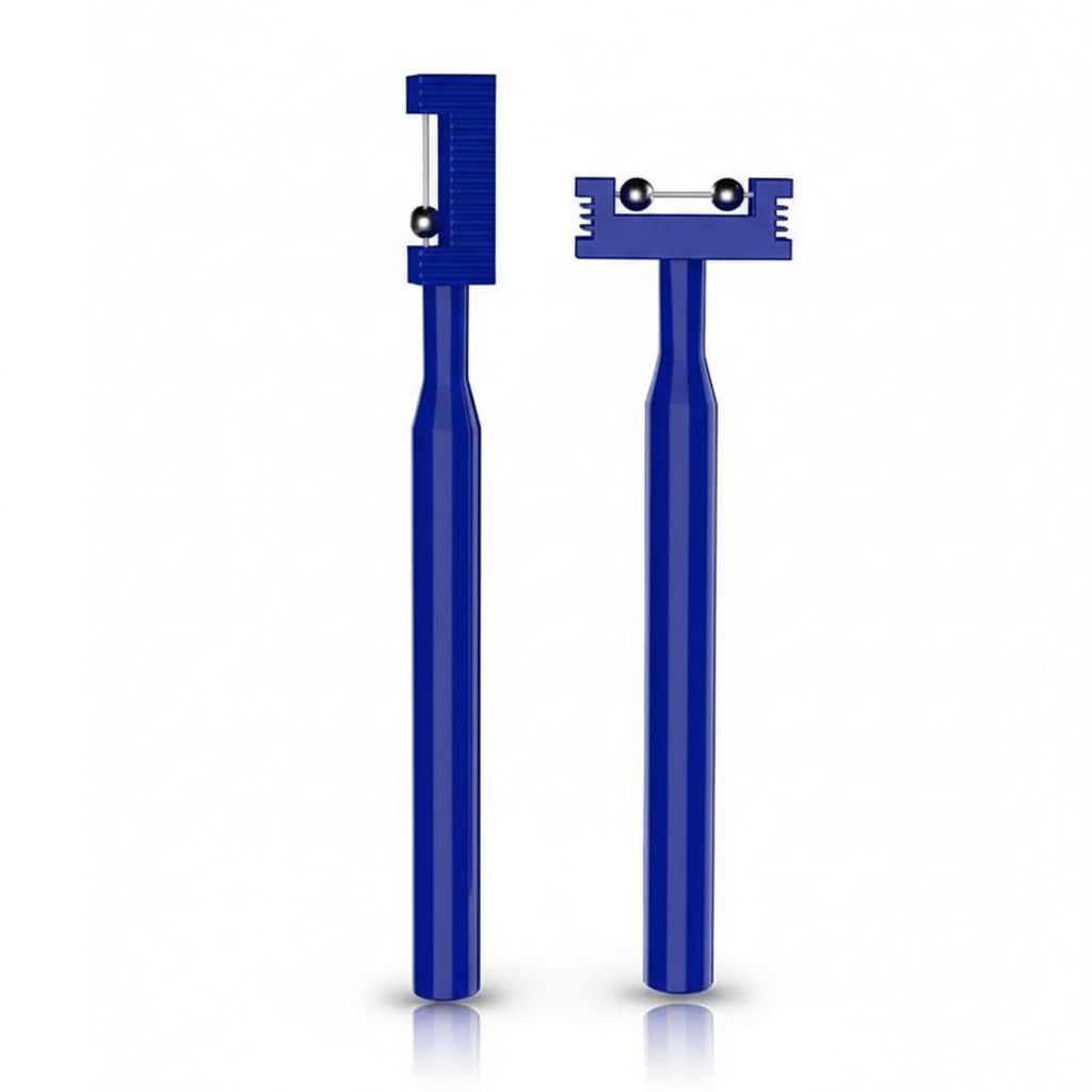 2 Pcs Speech Therapy Tools Tongue Training Kit | Professional Tongue Tip Exerciser for Kids & Adults | Oral Motor Exercise Set for Pronunciation, Speech Practice & Rehab | Blue