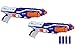 Nerf Elite Disruptor 2er-Pack – 2 Disruptor Blaster, 12 Nerf Elite Darts – 6-Dart Rotationstrommel, Schnellfeuer