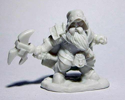 Reaper Miniatures Durok, Dwarf Ranger #77480 Bones Unpainted Plastic Mini Figure