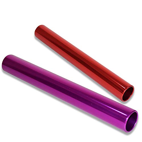 RAYNAG 3 Pack Aluminum Relay Baton Track Race Sticks Aluminum Field Practice Batons Durable Competition Batons for Student Relay Events Outdoor Race Tools - Thumbnail 7