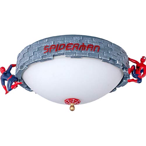 XXzhang Plafonnier LED Moderne Creative Spider Man Design Plafonnier Acrylique Métal Plafonnier Éclairage Décor De Style Américain Éclairage Intérieur Cover