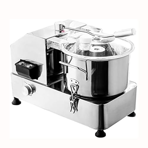ZOLPINL Batidora y cortadora eléctrica, procesadora de Alimentos Comercial de 6L/9L/12L, cortadora de Verduras eléctrica Multifuncional, picadora de Alimentos, picadora de Carne y Verduras