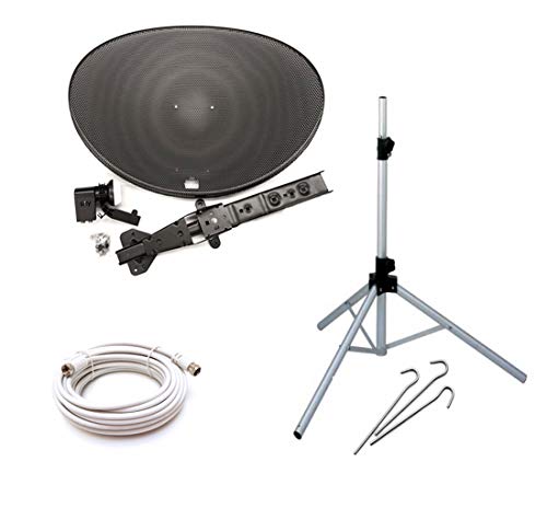 Sky Zone 1 Quad LNB Portable Satellite Dish Kit
